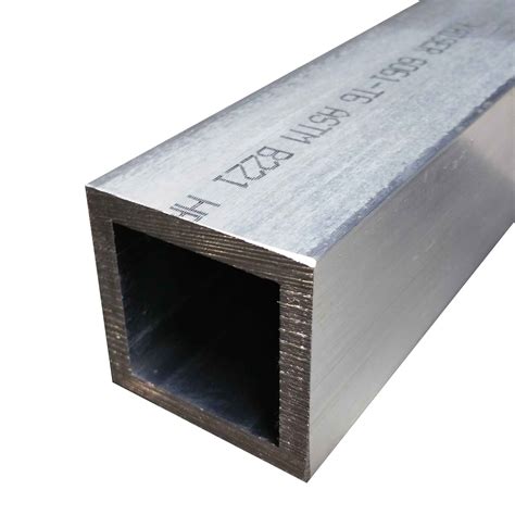 2 inch square aluminum tubing.